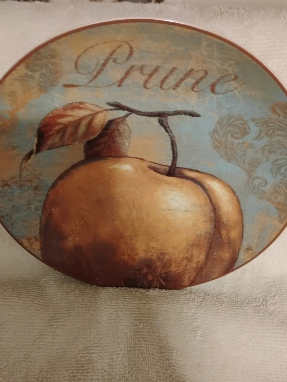 Pier 1 Vintage French  Fruit - Prune Luncgeon/Salad Plate